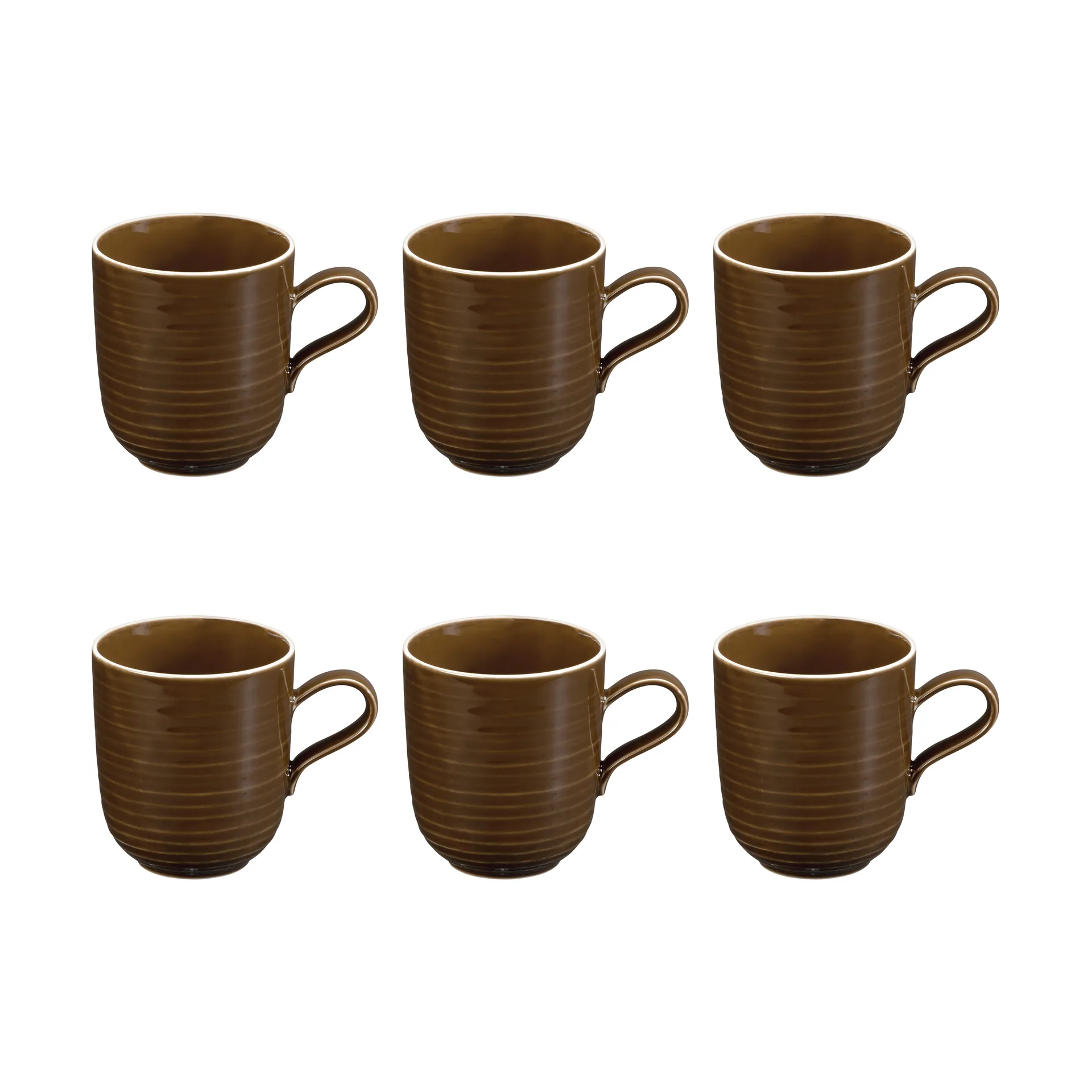 Terra kubek 400 ml, 6‑pak, Earth Brown Seltmann Weiden