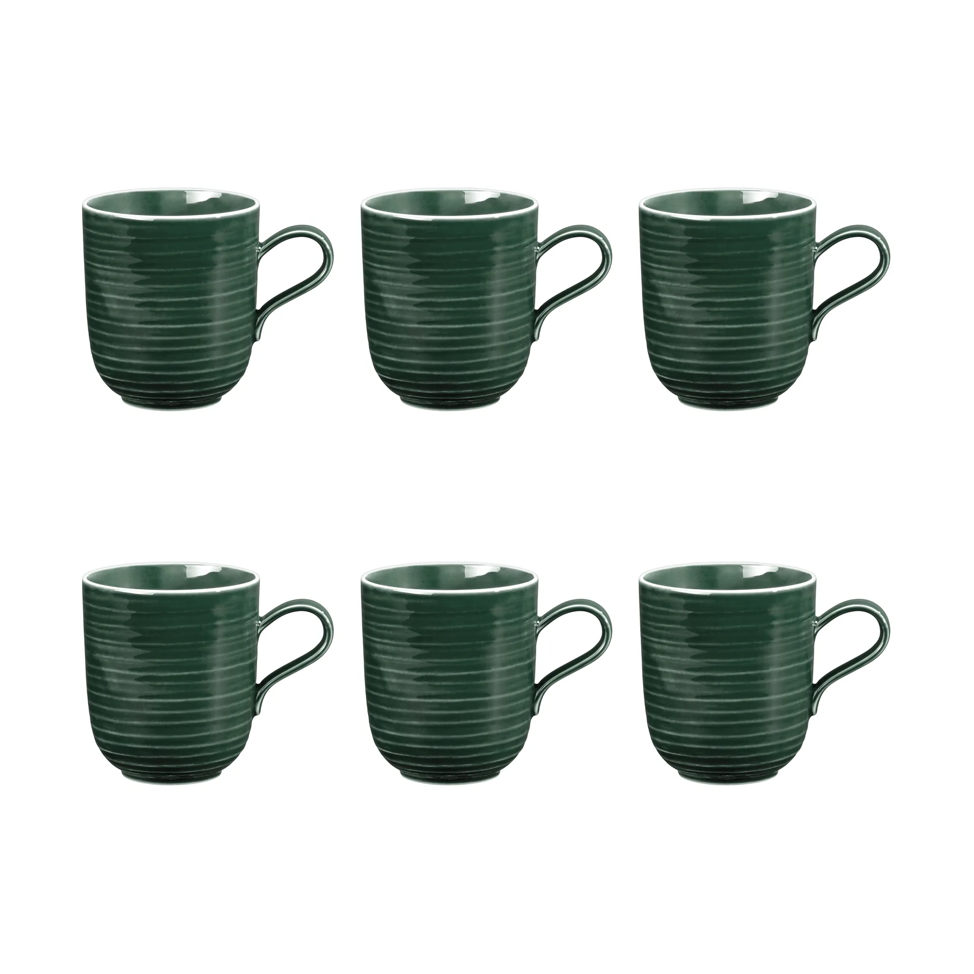 Terra kubek 400 ml, 6‑pak, Moss Green Seltmann Weiden