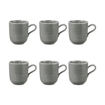Terra kubek 400 ml, 6‑pak - Pearl Grey - Seltmann Weiden