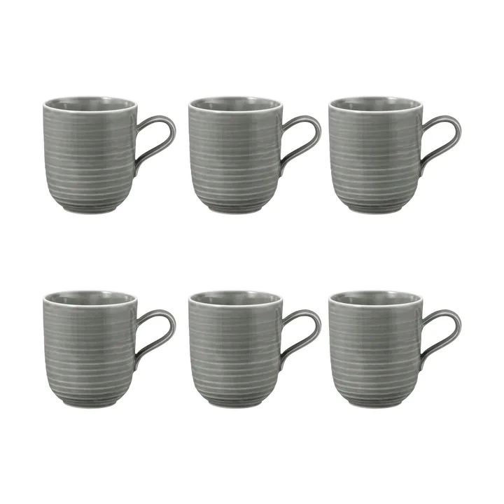 Terra kubek 400 ml, 6‑pak - Pearl Grey - Seltmann Weiden
