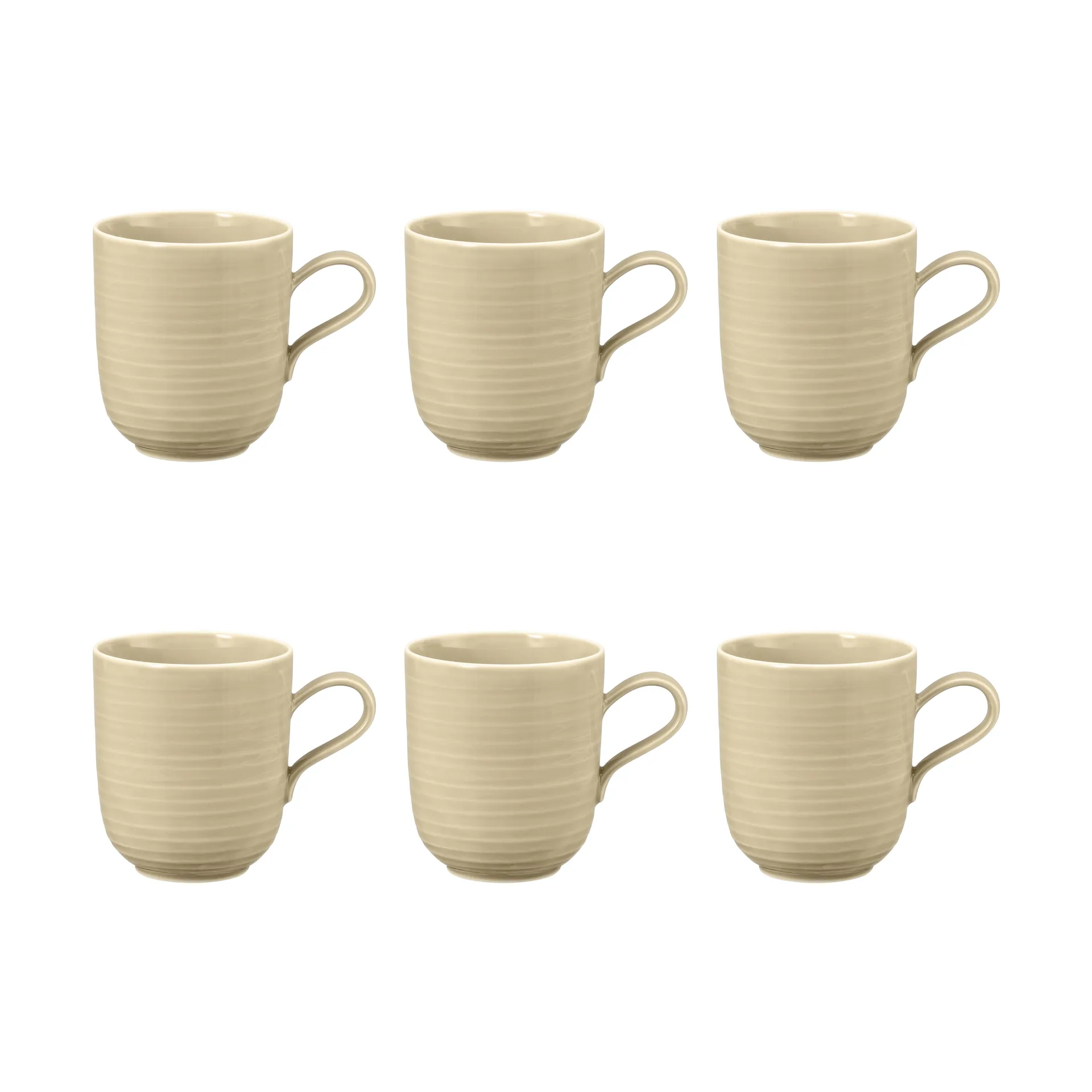 Terra kubek 400 ml, 6‑pak, Sand Beige Seltmann Weiden