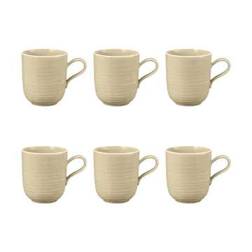 Terra kubek 400 ml, 6‑pak - Sand Beige - Seltmann Weiden