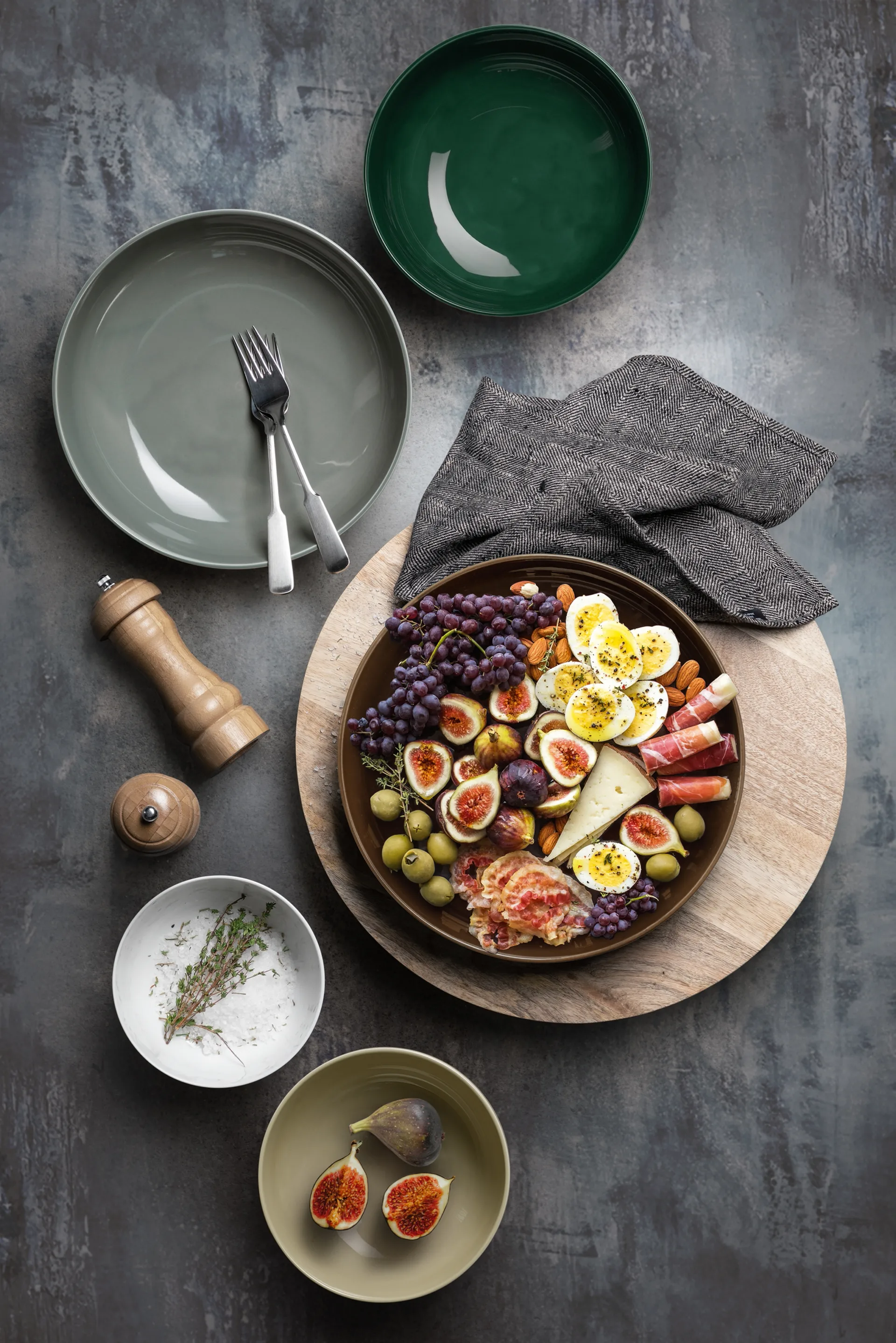 Terra miska Ø25,5 cm 2 szt, Pearl Grey Seltmann Weiden