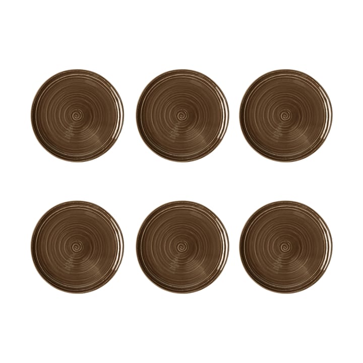 Terra płyta Ø17,7 cm 6 szt - Earth Brown - Seltmann Weiden