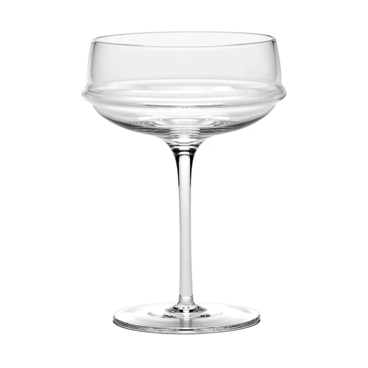 Dune kieliszek do szampana 280 ml, 4‑pak - Clear - Serax