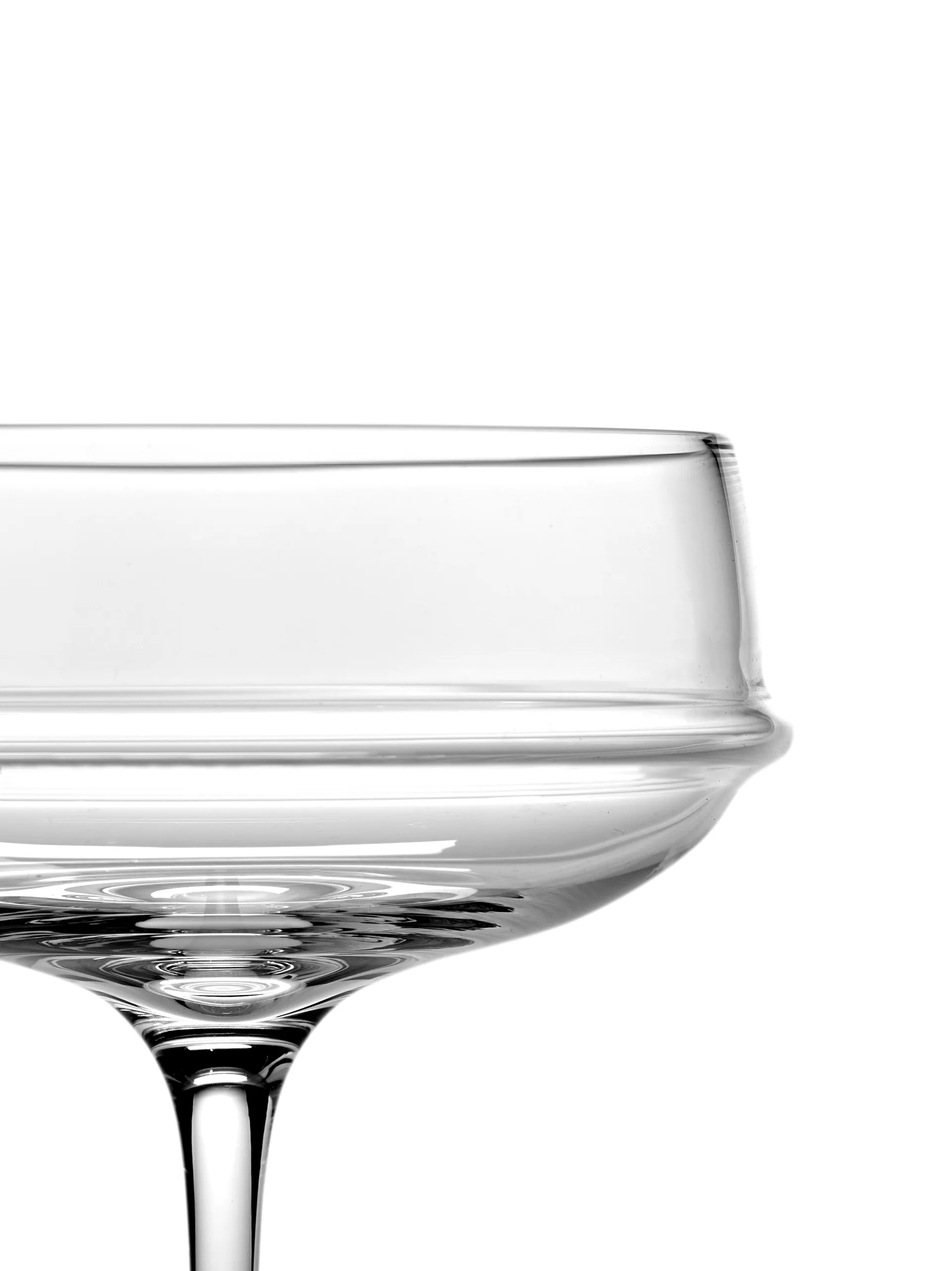 Dune kieliszek do szampana 280 ml, 4‑pak, Clear Serax