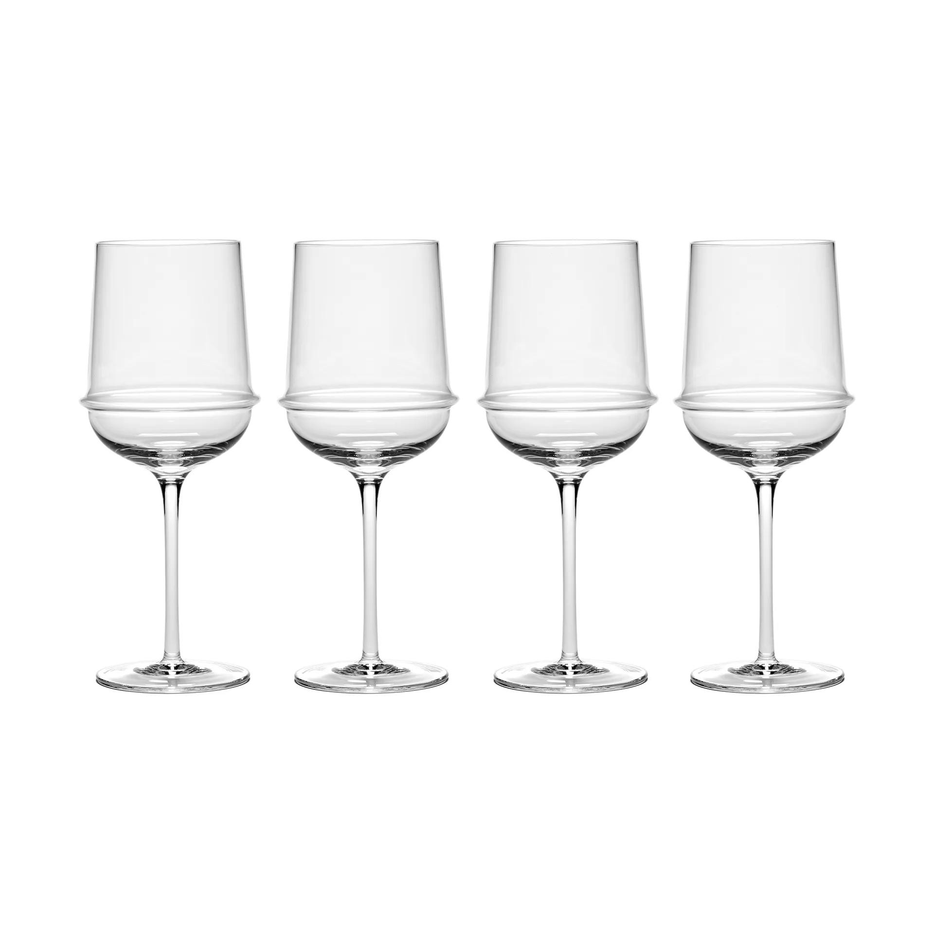 Dune kieliszki do wina białego 300 ml, 4‑pak, Clear Serax