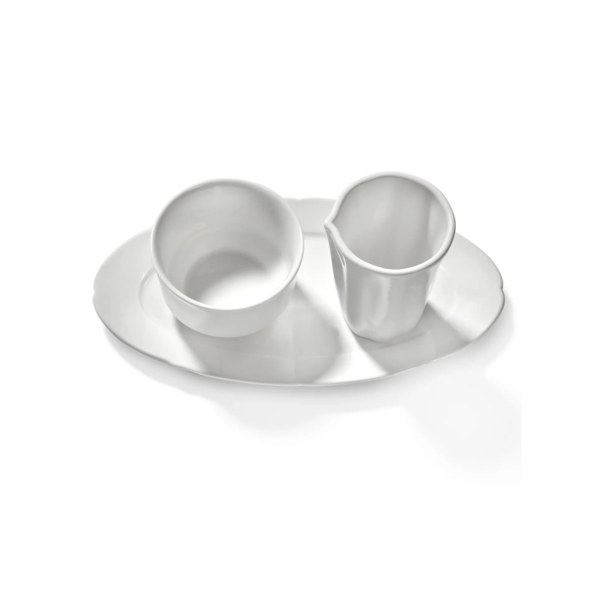 Dzbanek na mleko Silhouette 7 cl 4 szt., White Serax