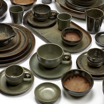 Filiżanka do cappuccino Surface ze spodkiem 23 cl - Camogreen - Serax