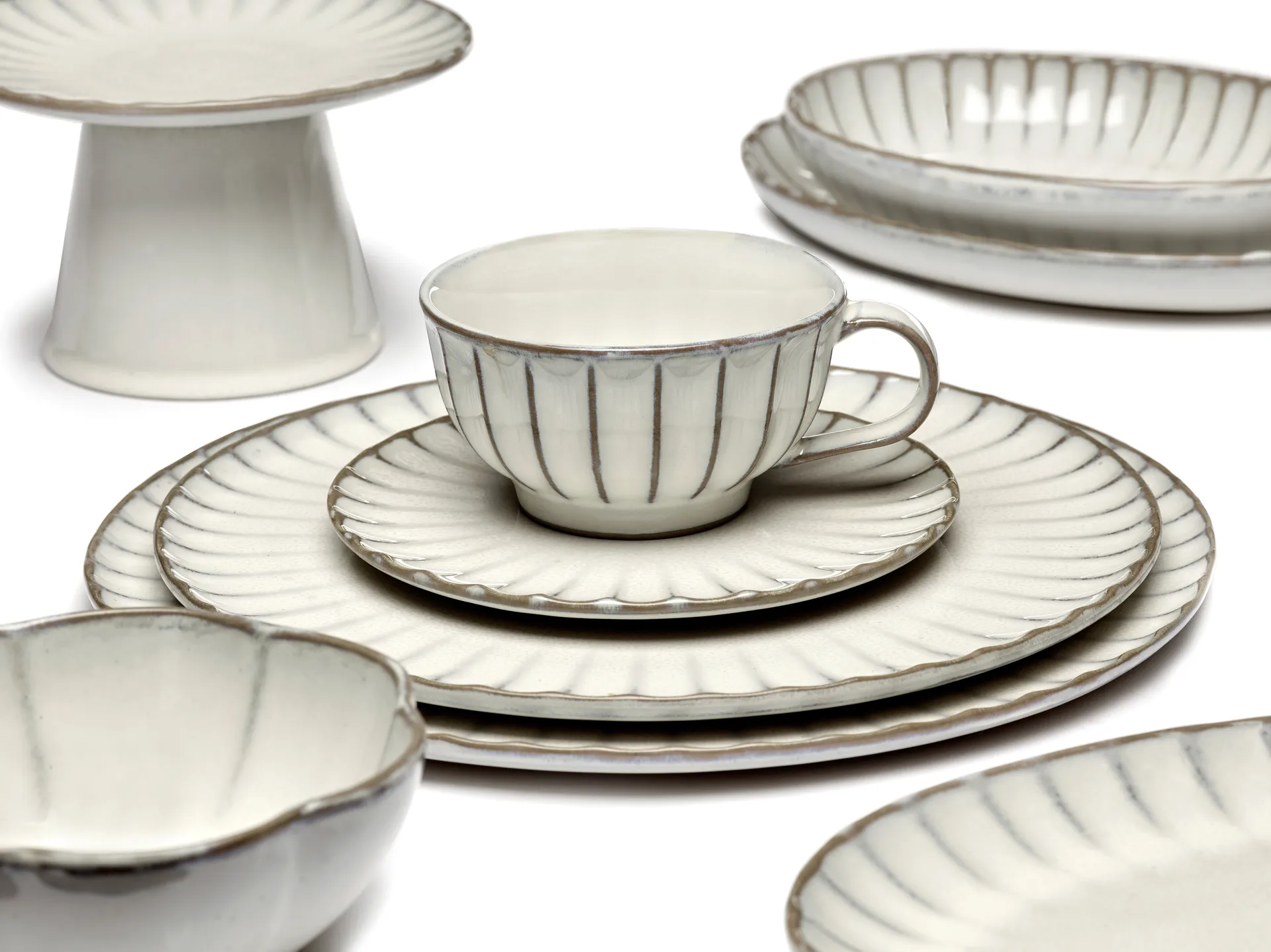 Filiżanka do espresso Inku 20 cl, White Serax