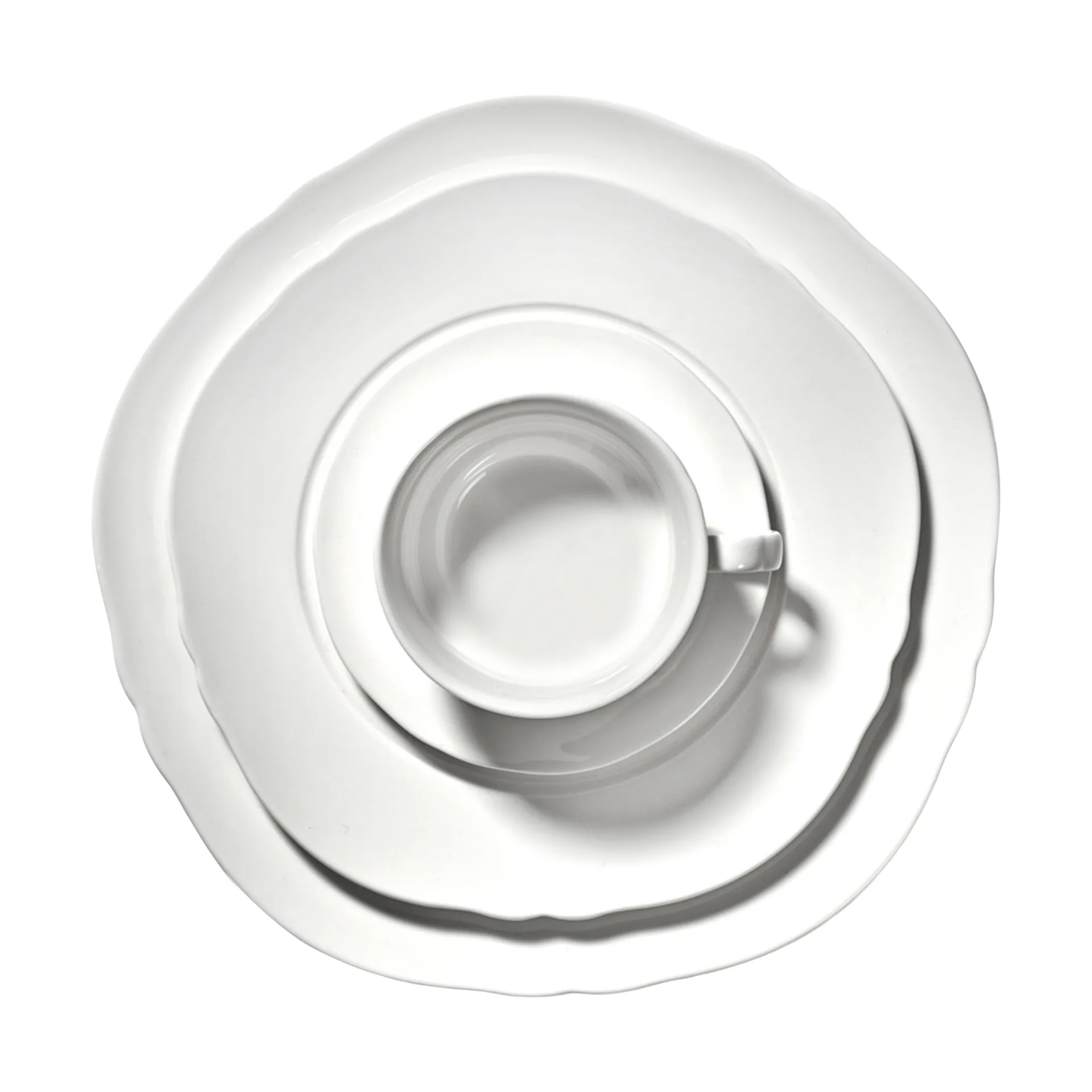 Filiżanka do espresso Silhouette 10 cl 4 szt., White Serax