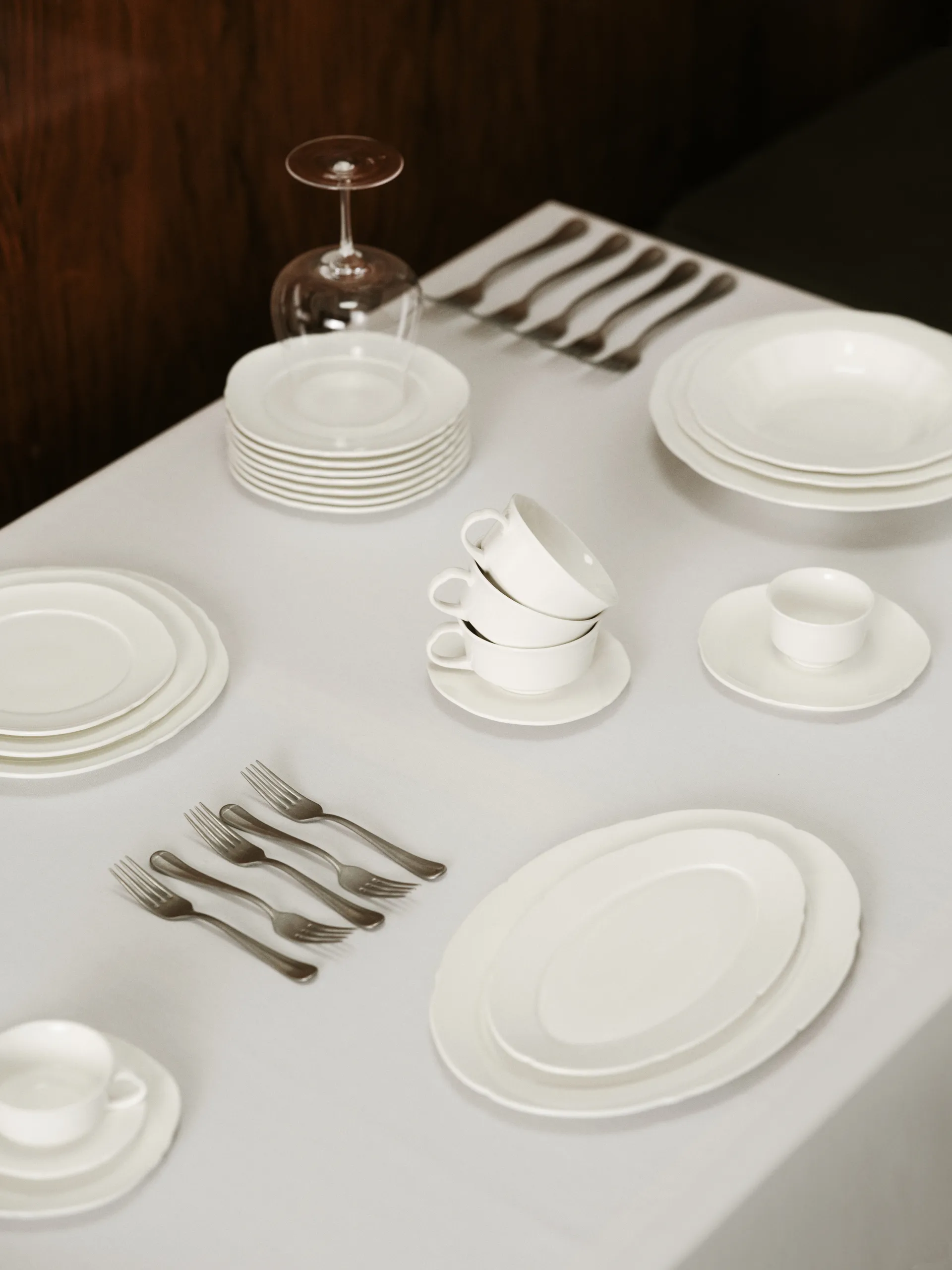 Filiżanka do espresso Silhouette 10 cl 4 szt., White Serax