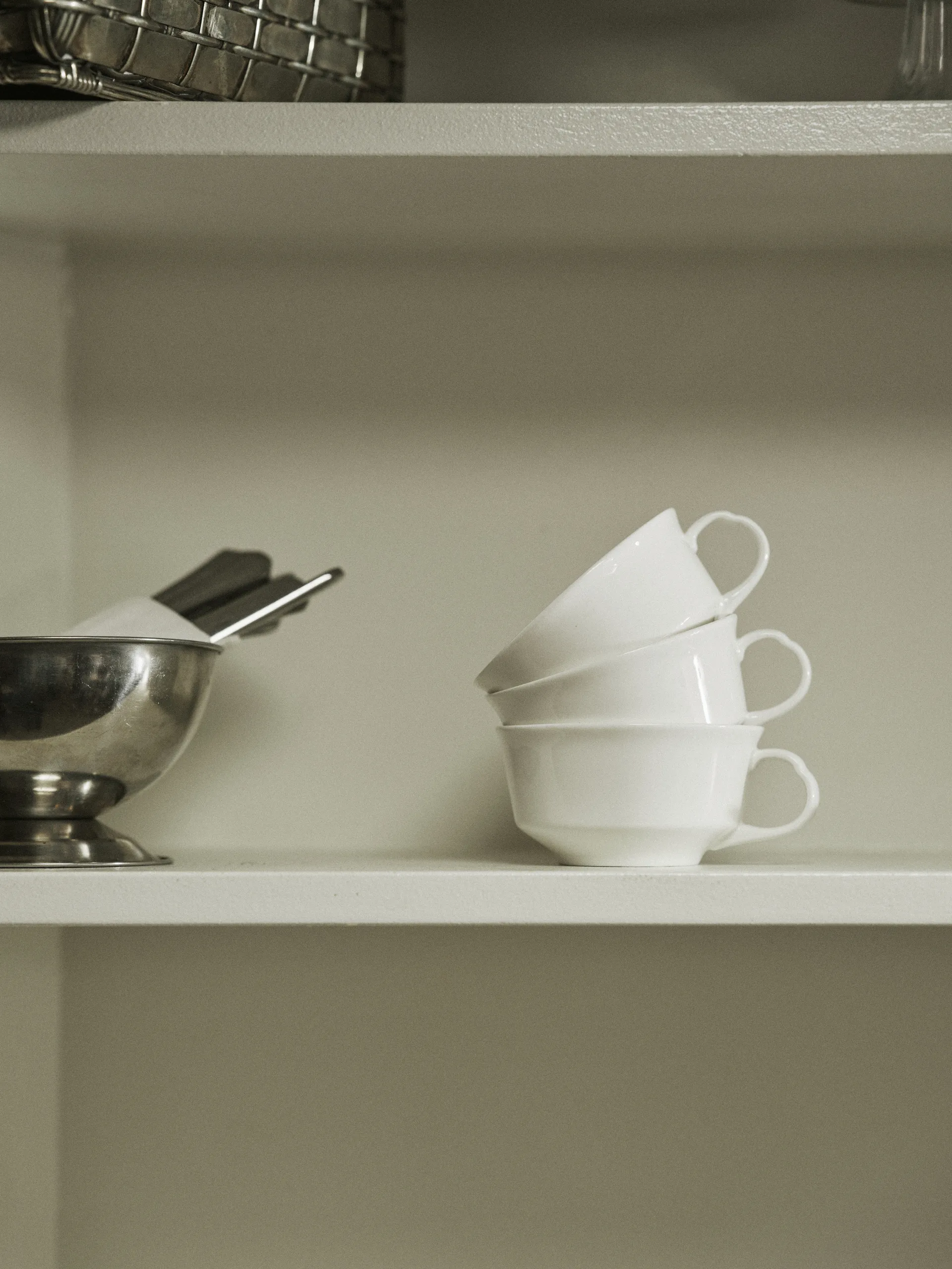 Filiżanka do espresso Silhouette 10 cl 4 szt., White Serax