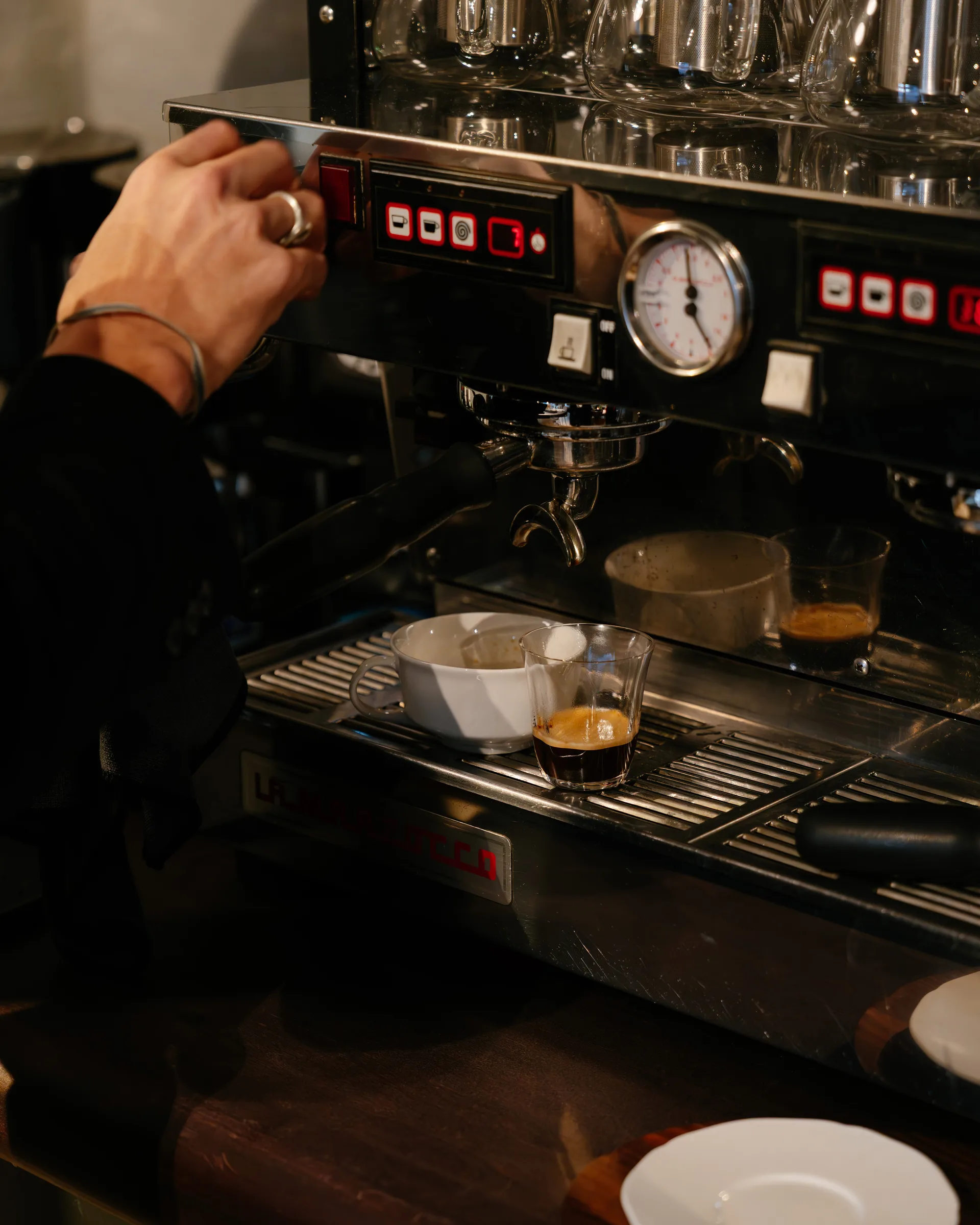 Filiżanka do espresso Silhouette z podwójną scianką 110 ml 4 szt., Clear Serax