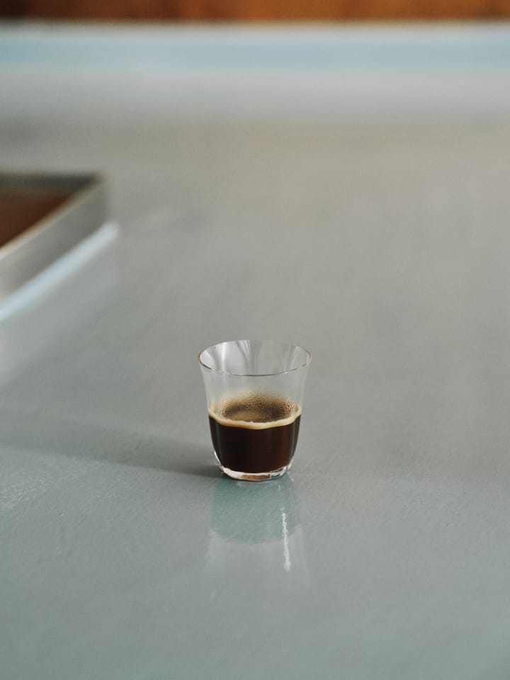 Filiżanka do espresso Silhouette z podwójną scianką 110 ml, Clear Serax