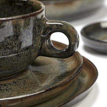 Filiżanka do kawy Surface ze spodkiem 13 cl - Indi grey - Serax