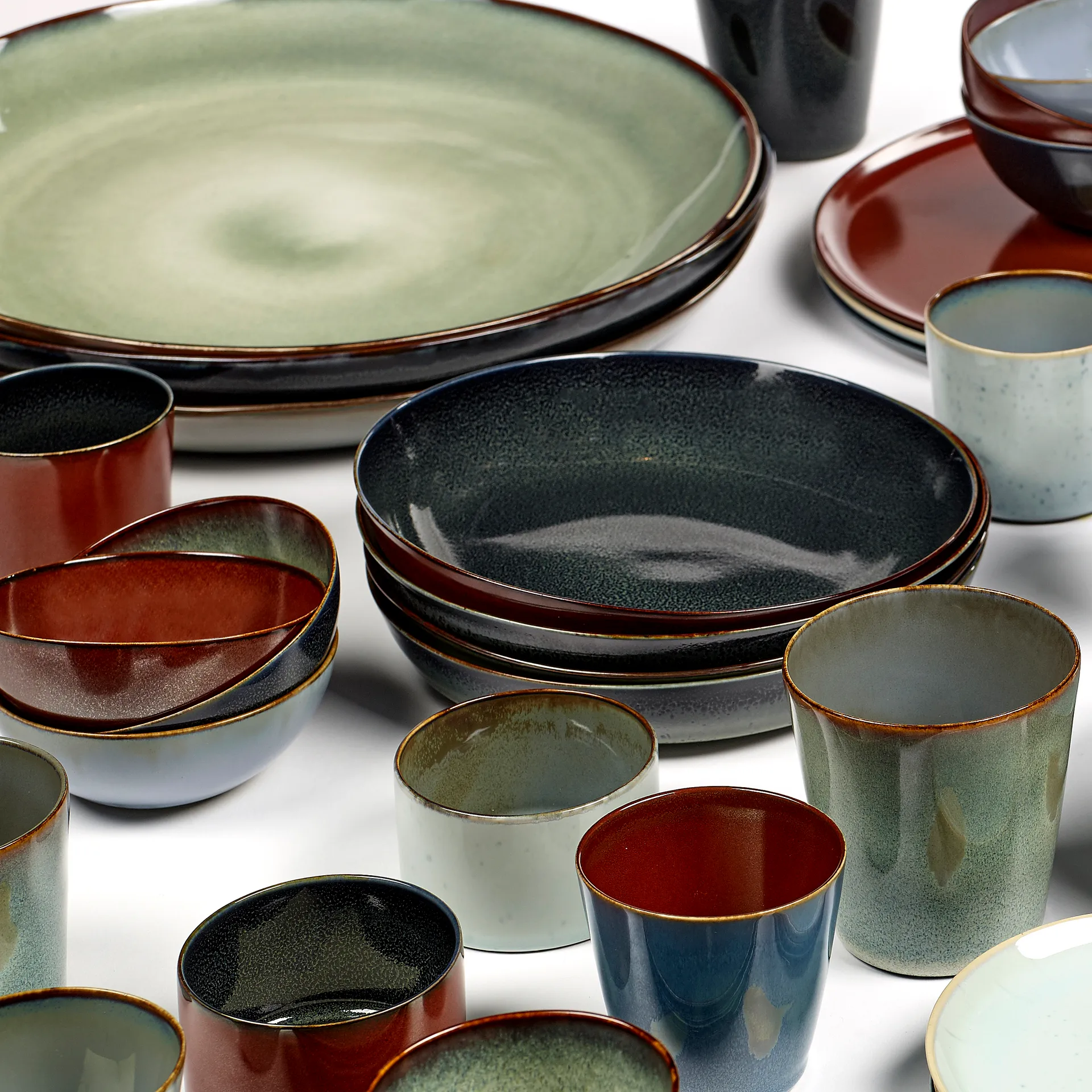 Filiżanka Terres de Rêves M, Misty grey-smokey blue Serax