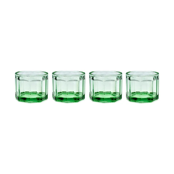 Fish &amp; Fish szklanka 16 cl 4-pack Green - Serax