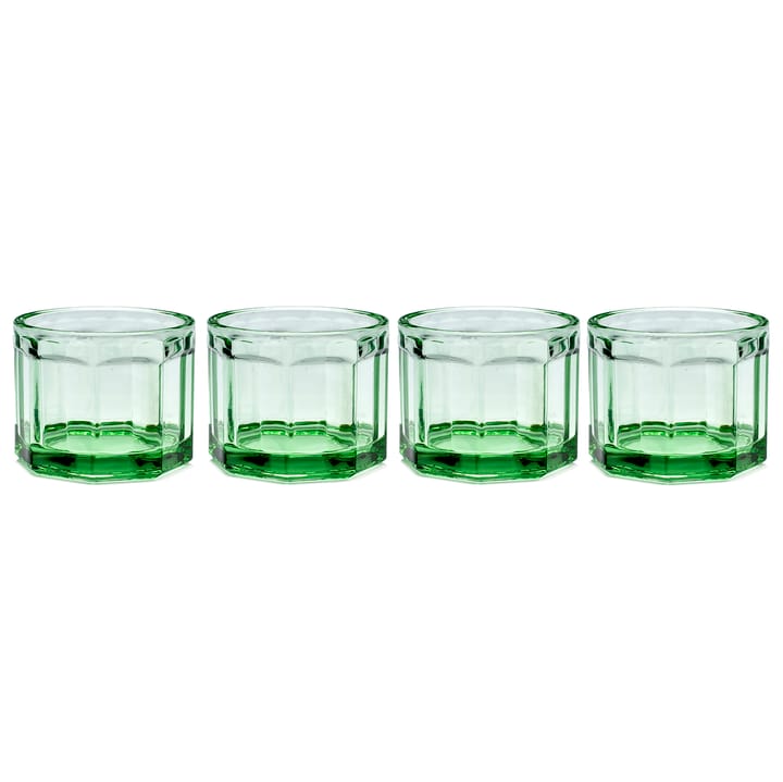 Fish &amp; Fish szklanka 16 cl 4-pack - Green - Serax