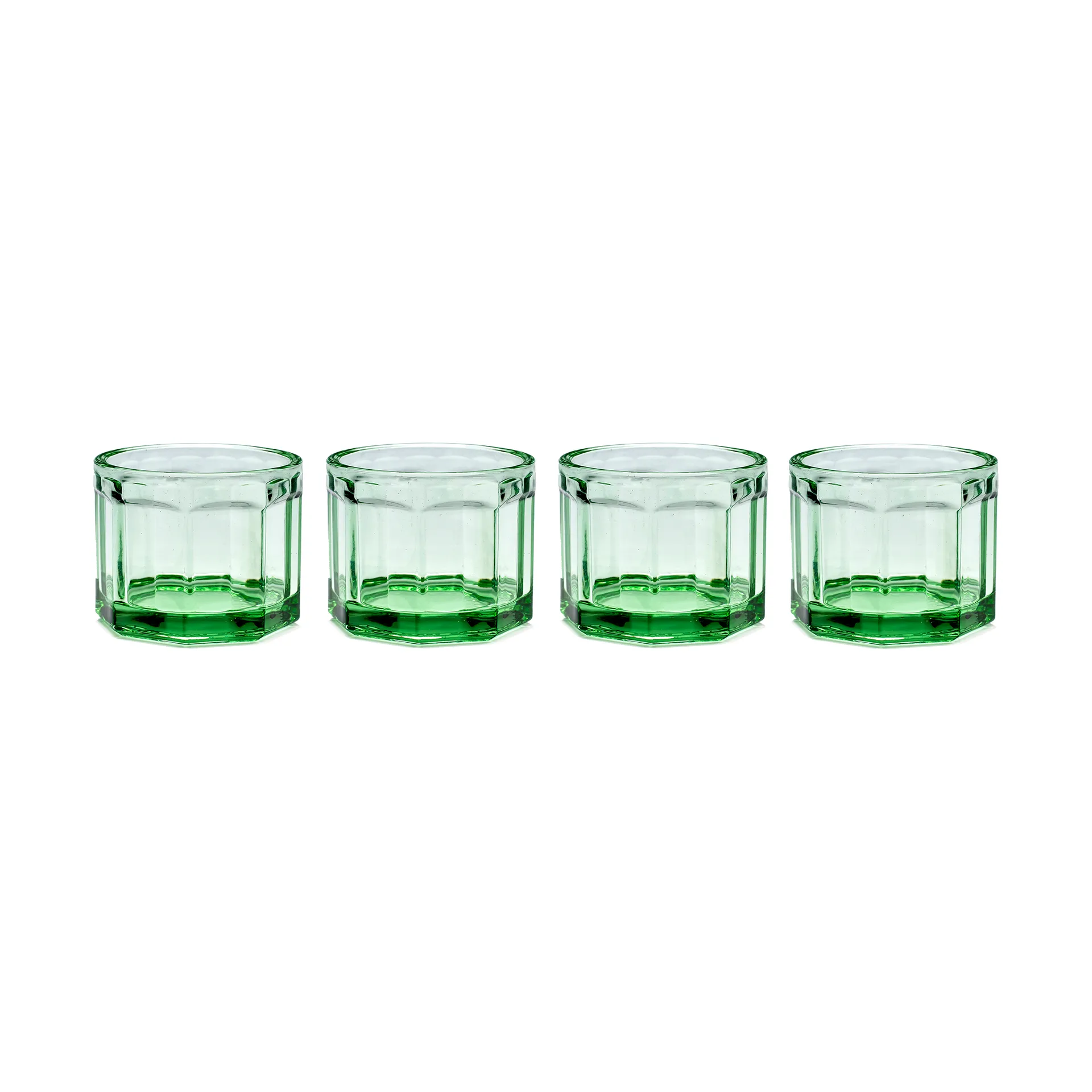 Fish &amp; Fish szklanka 16 cl 4-pack Green Serax