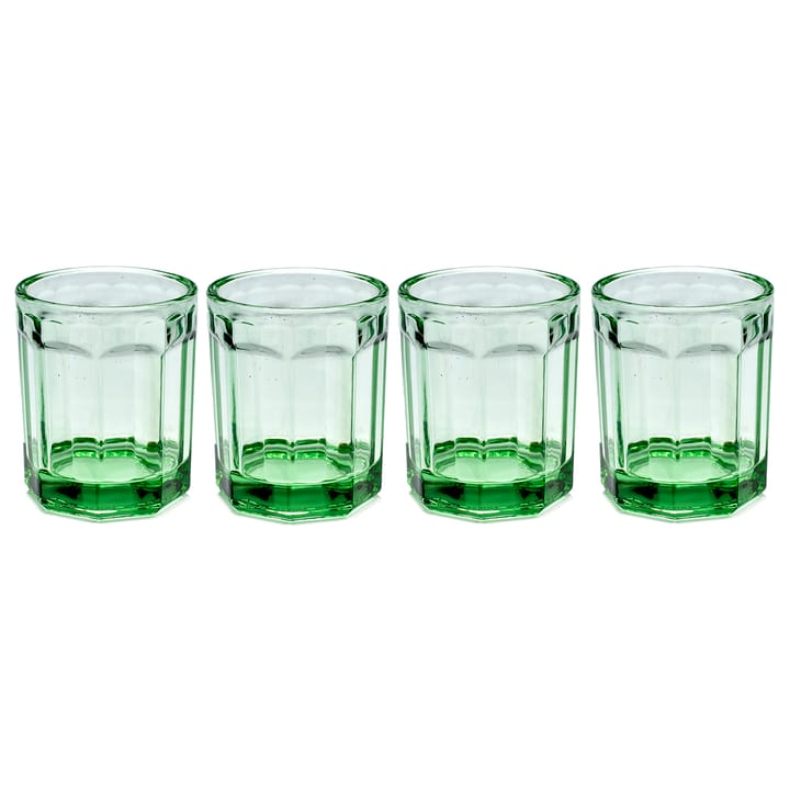 Fish &amp; Fish szklanka 22 cl 4-pack - Green - Serax
