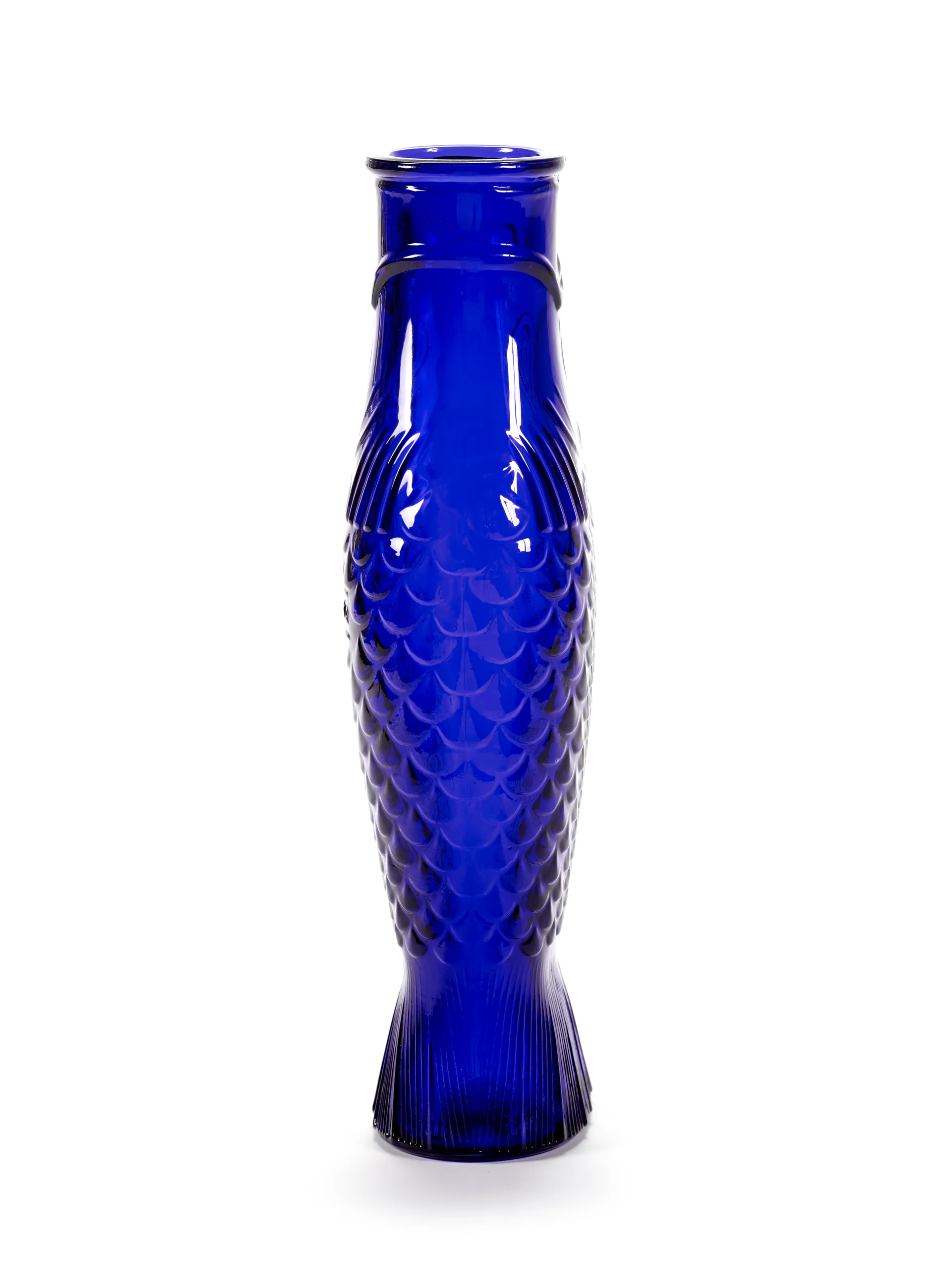 Fish & Fish szklana butelka 850 ml, Cobalt blue Serax