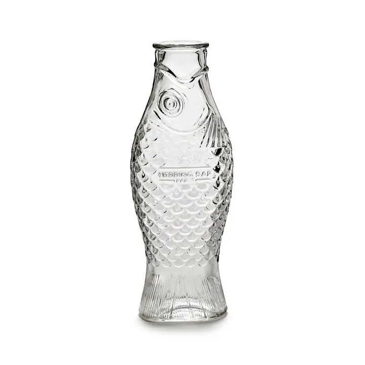Fish & Fish szklana butelka 850 ml - Transparent - Serax