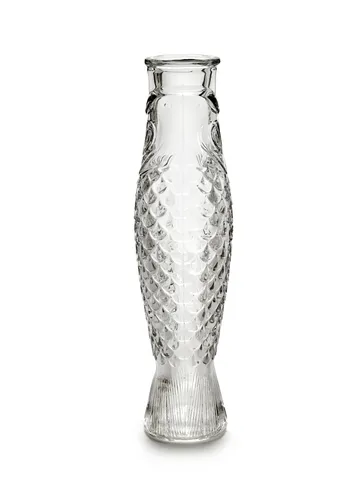 Fish & Fish szklana butelka 850 ml - Transparent - Serax