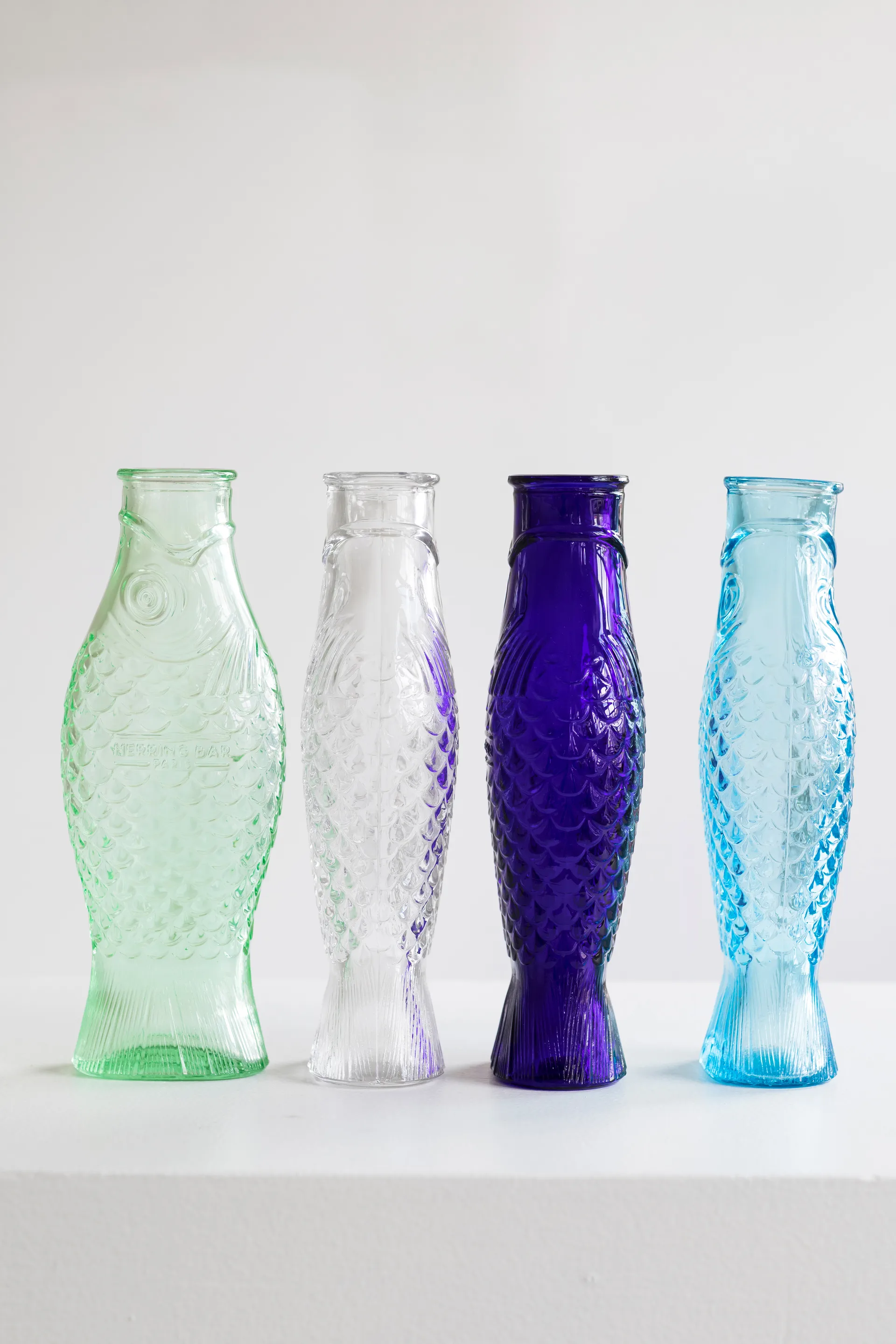 Fish & Fish szklana butelka 850 ml, Transparent Serax
