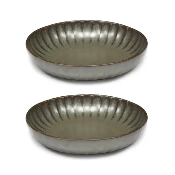 Inku high talerz S Ø19 cm 2-pack - Green - Serax