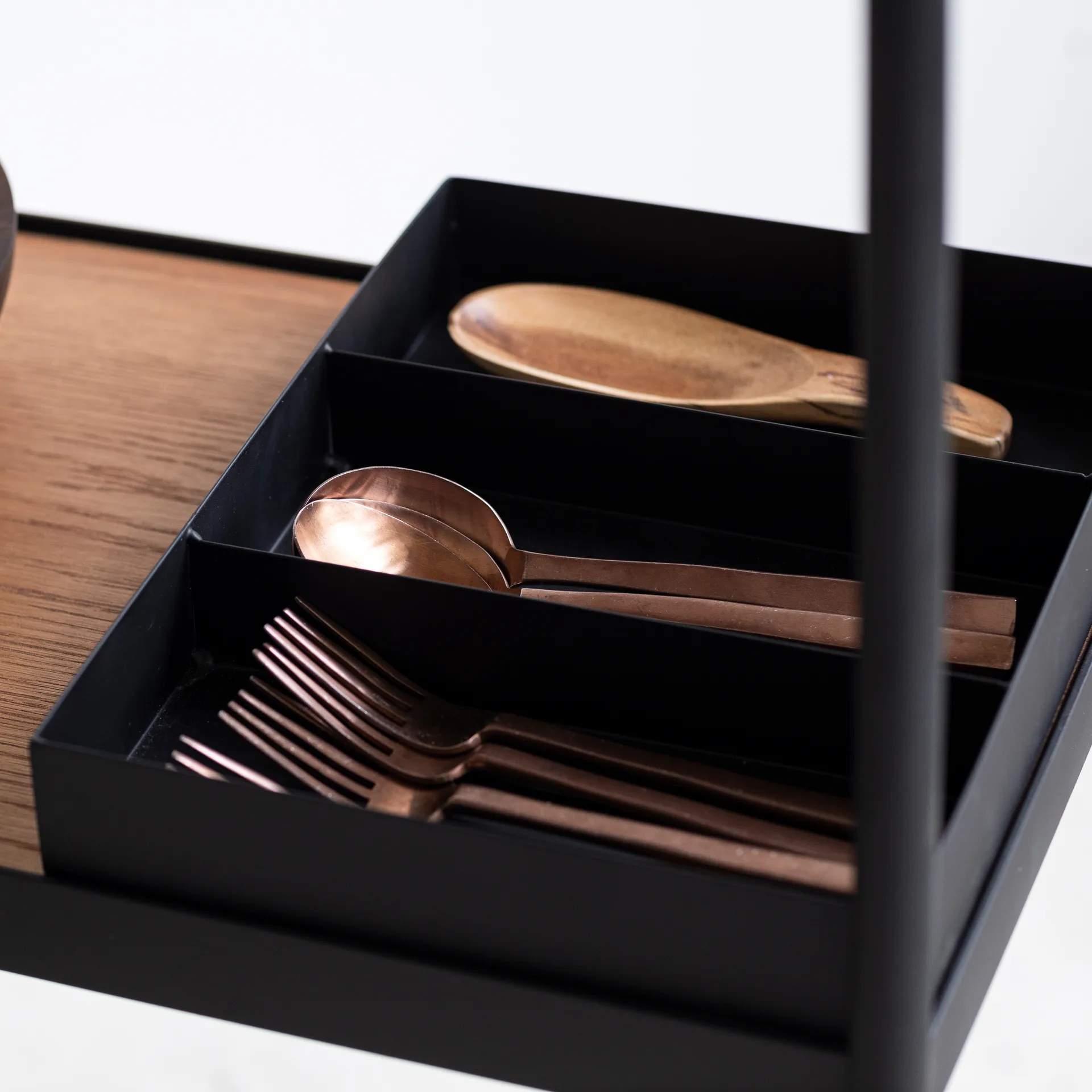 James wózek do serwowania, Czarny Serax