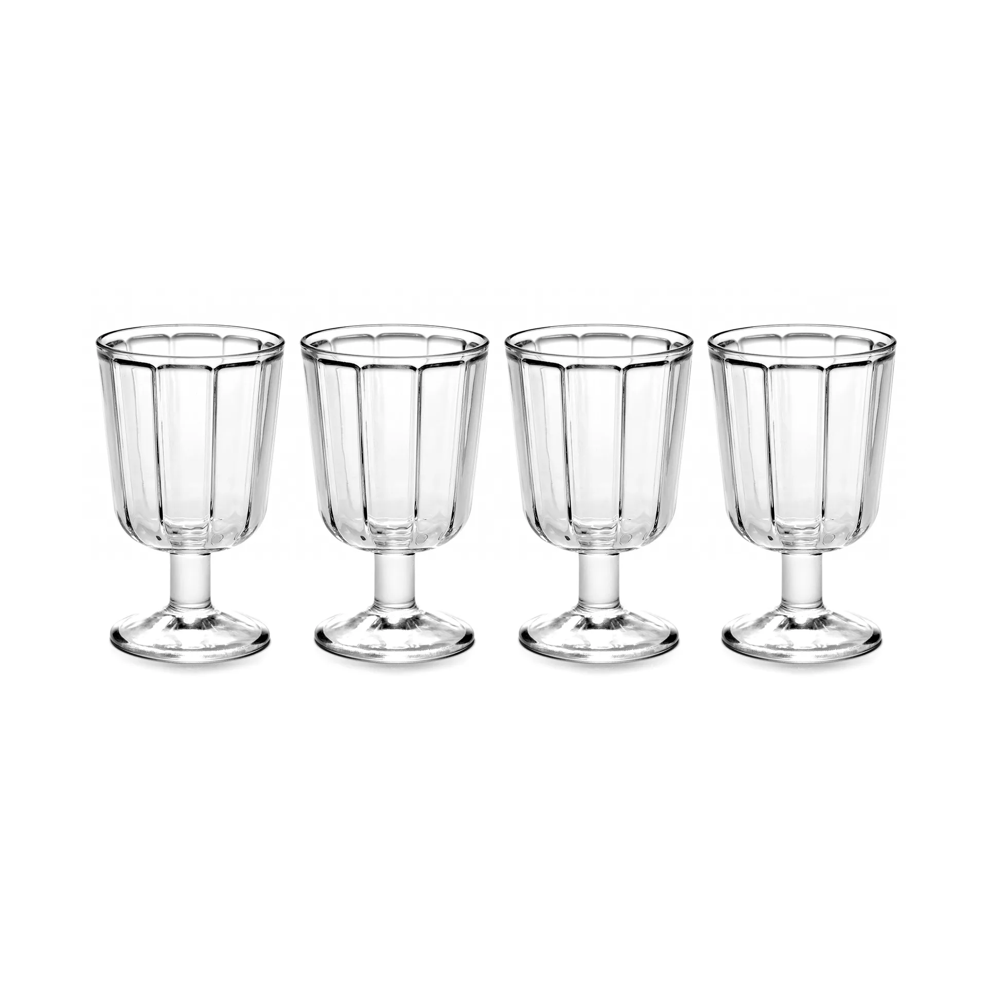 Kieliszek do wina Surface 18 cl 4-pak Przezroczysty,  Serax