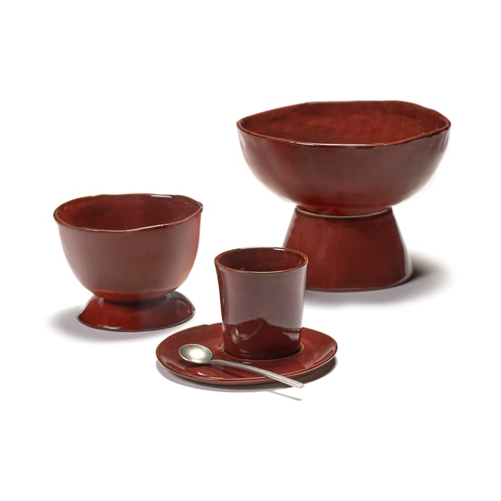 La Mère miska na wysokiej stopce 20,5 cm, Venetian red Serax