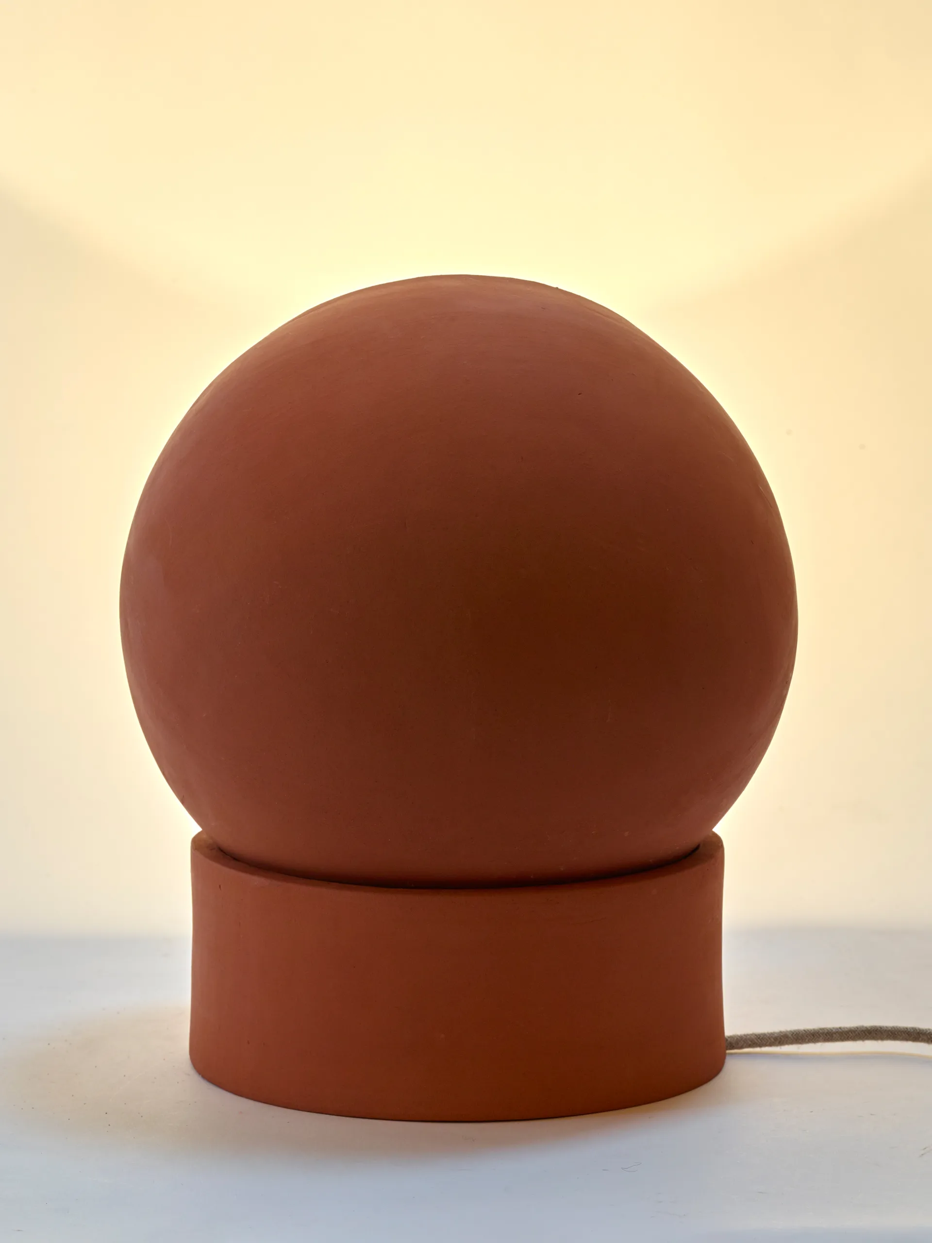 Lampa stojąca Terra low, Terracotta Serax