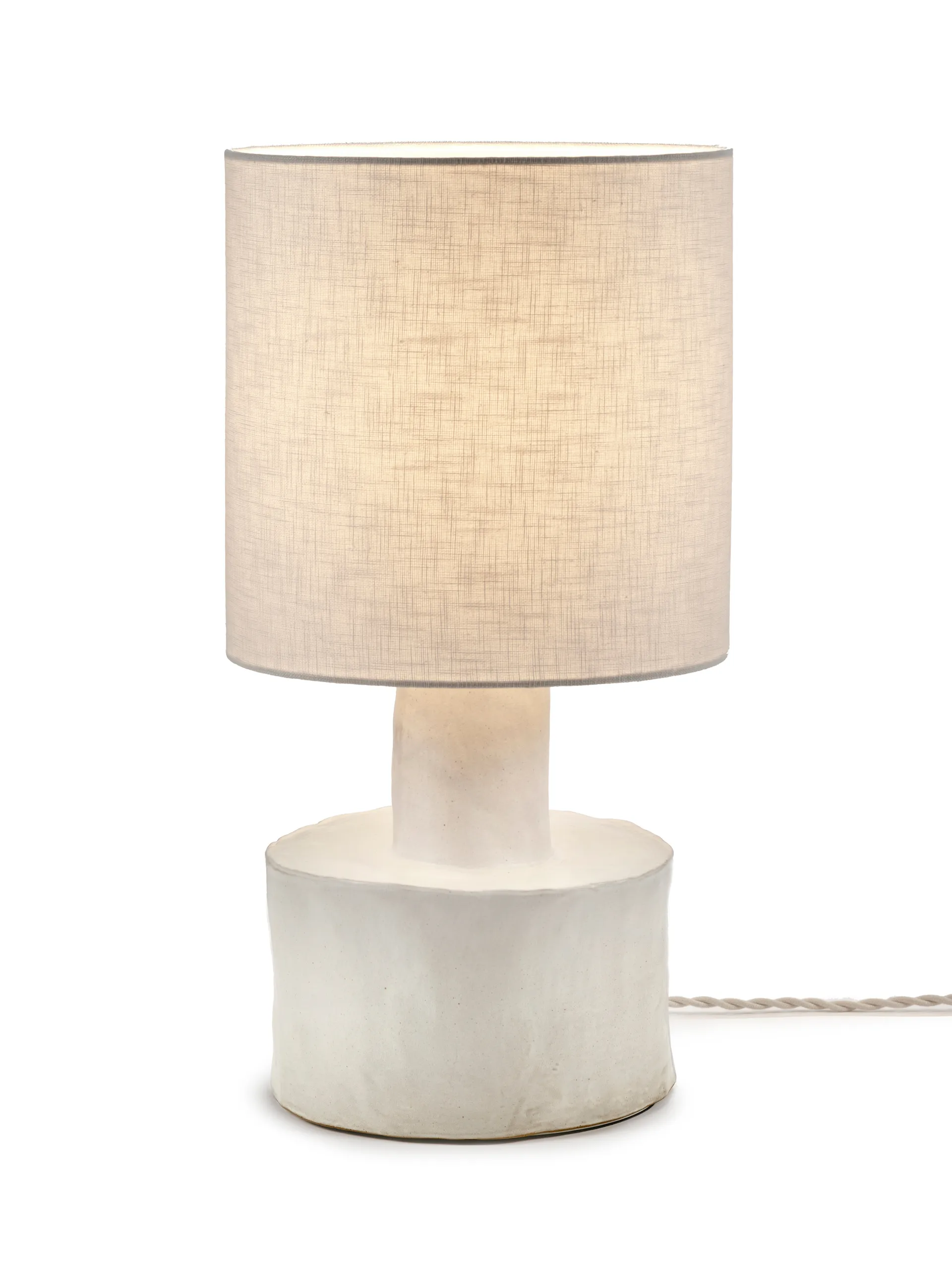 Lampa stołowa Catherine 47 cm, White matt-white Serax