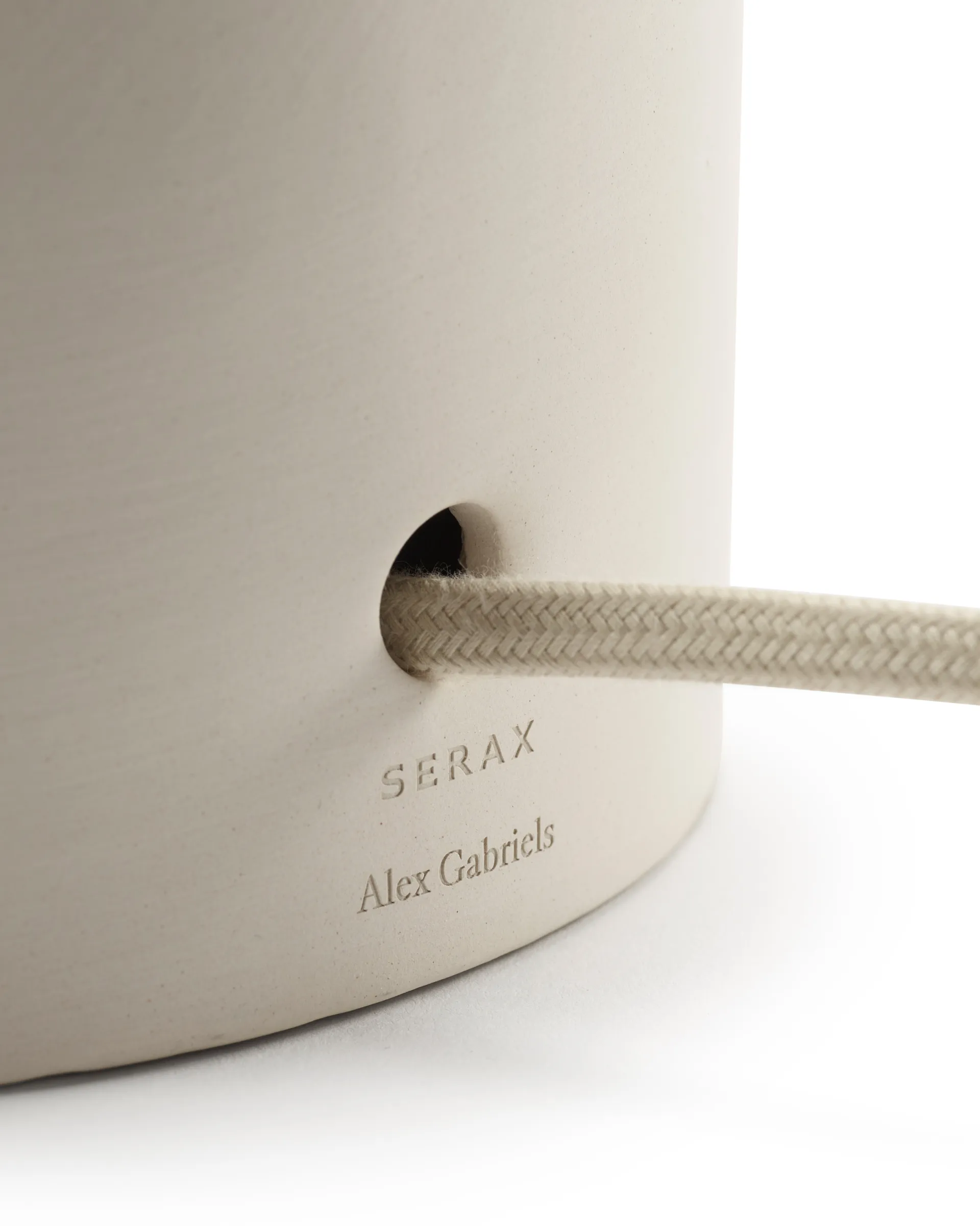 Lampa stołowa Nash, Beżowy Serax