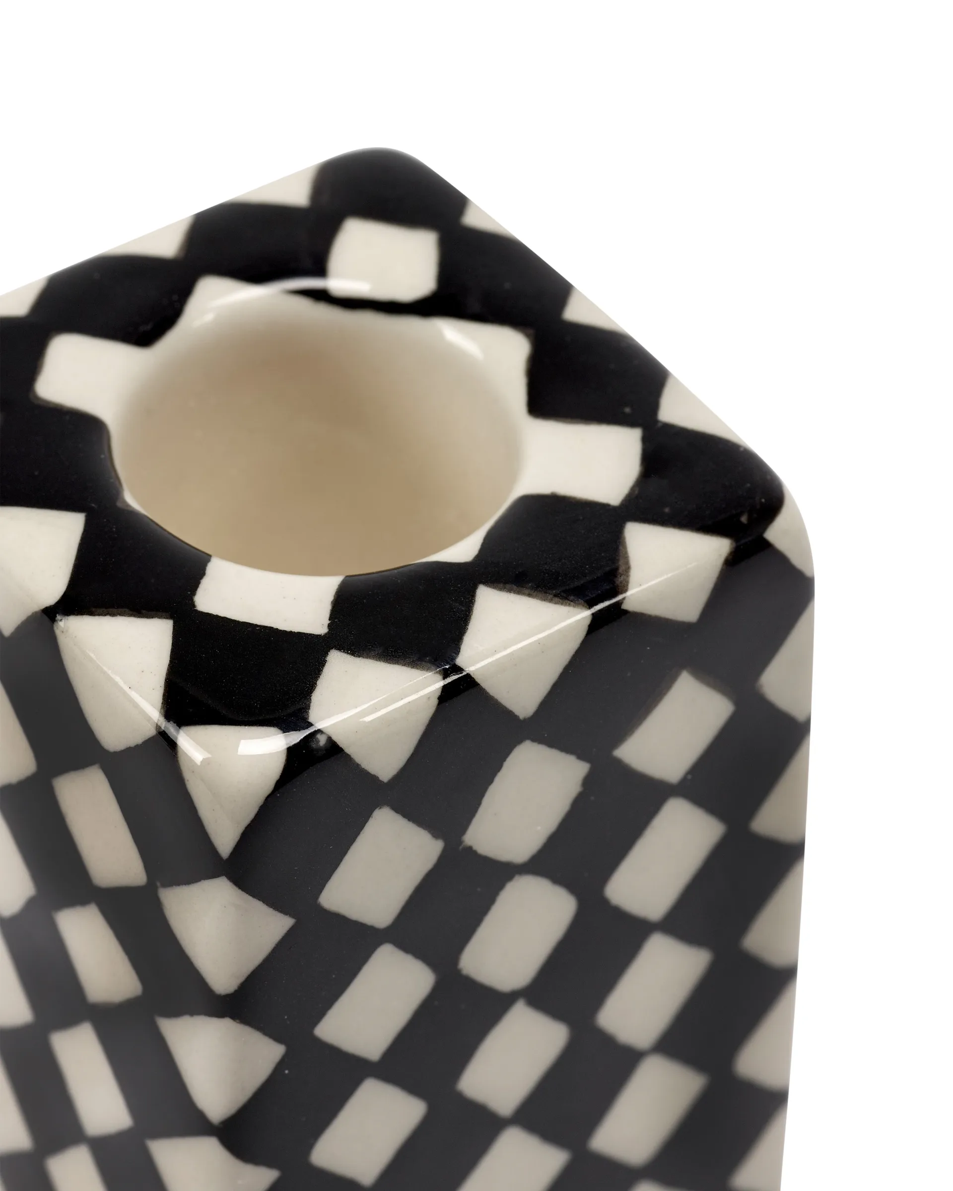 Les Objets Mouleversants N°1 świecznik, Black-white Serax