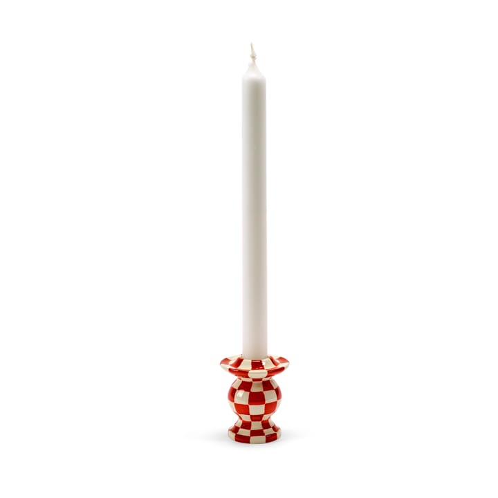 Les Objets Mouleversants N°2 świecznik, Red-white Serax