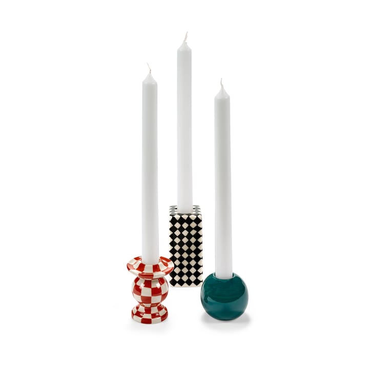 Les Objets Mouleversants N°2 świecznik, Red-white Serax