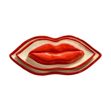 Les Objets Mouleversants zestaw 3 części - Red-white - Serax