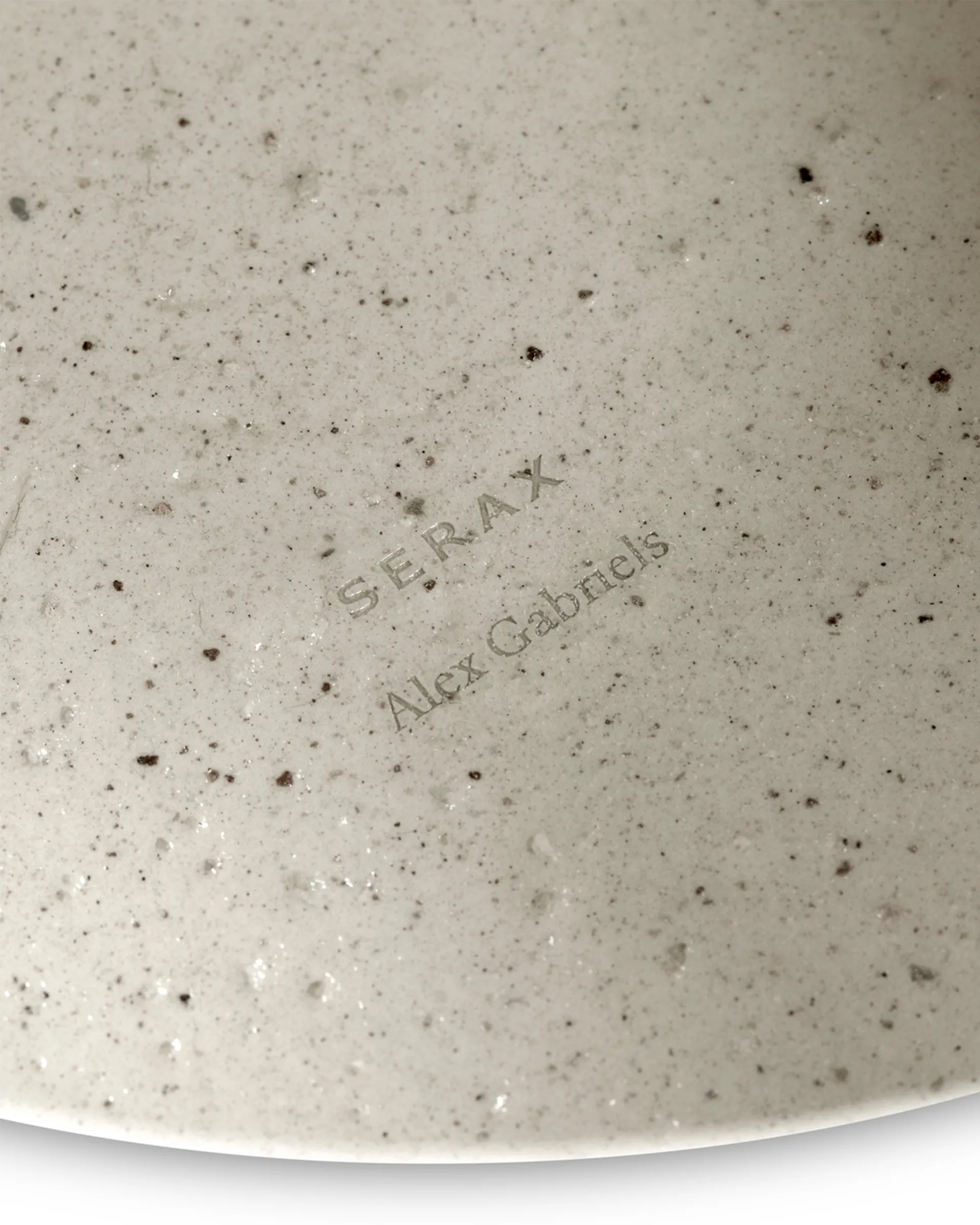 Mira wazon/talerz na ciasto L, Beżowy Serax