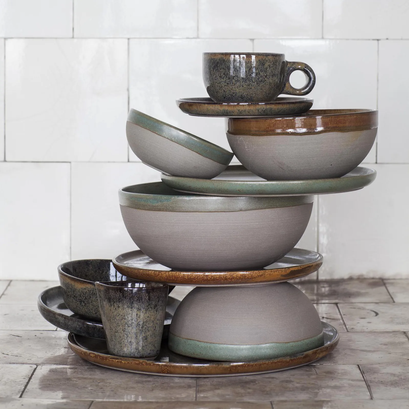 Miska do serwowania Surface 15 cm, Rusty brown Serax