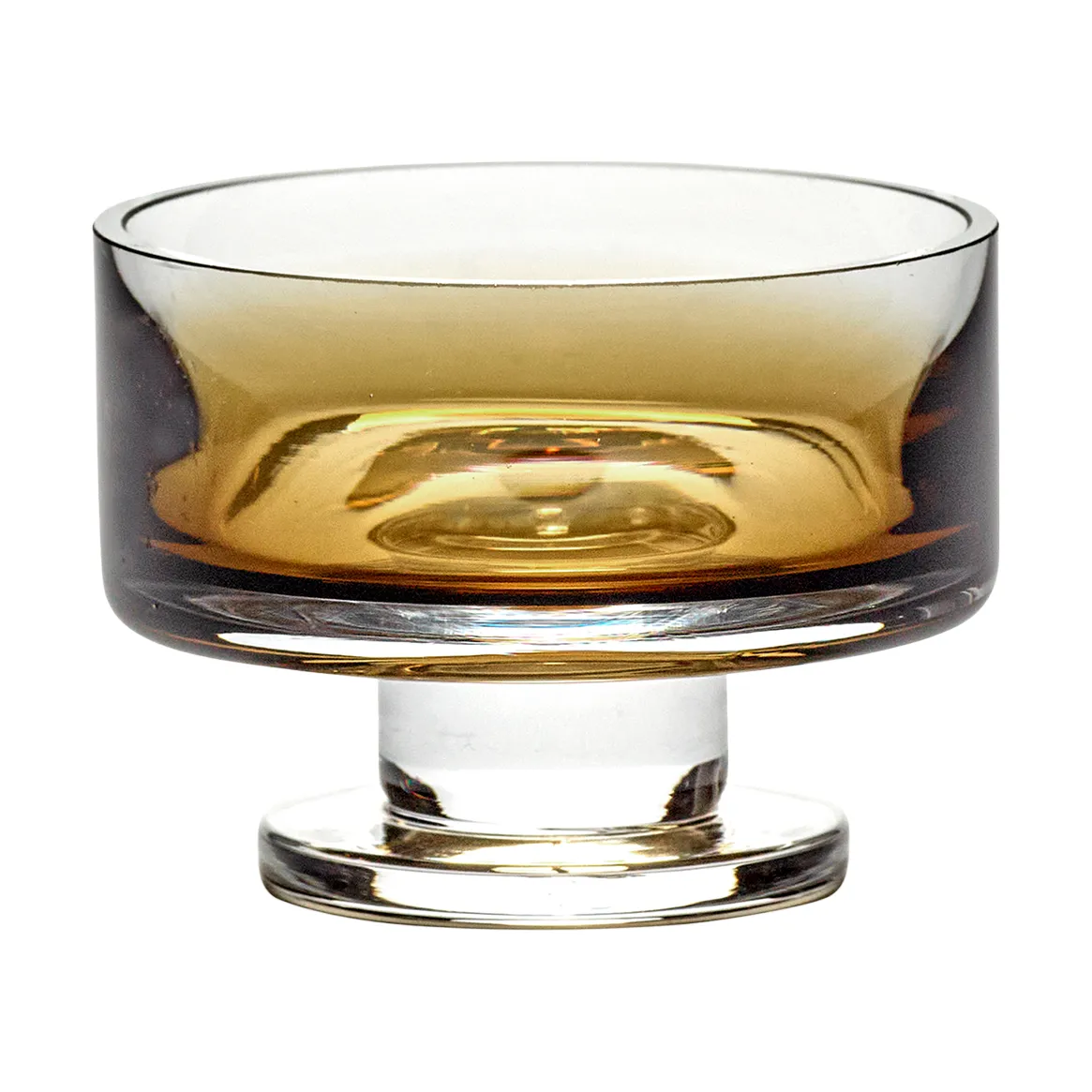 Miska niska Zuma na podstawie S Ø8,5 cm, Amber Serax