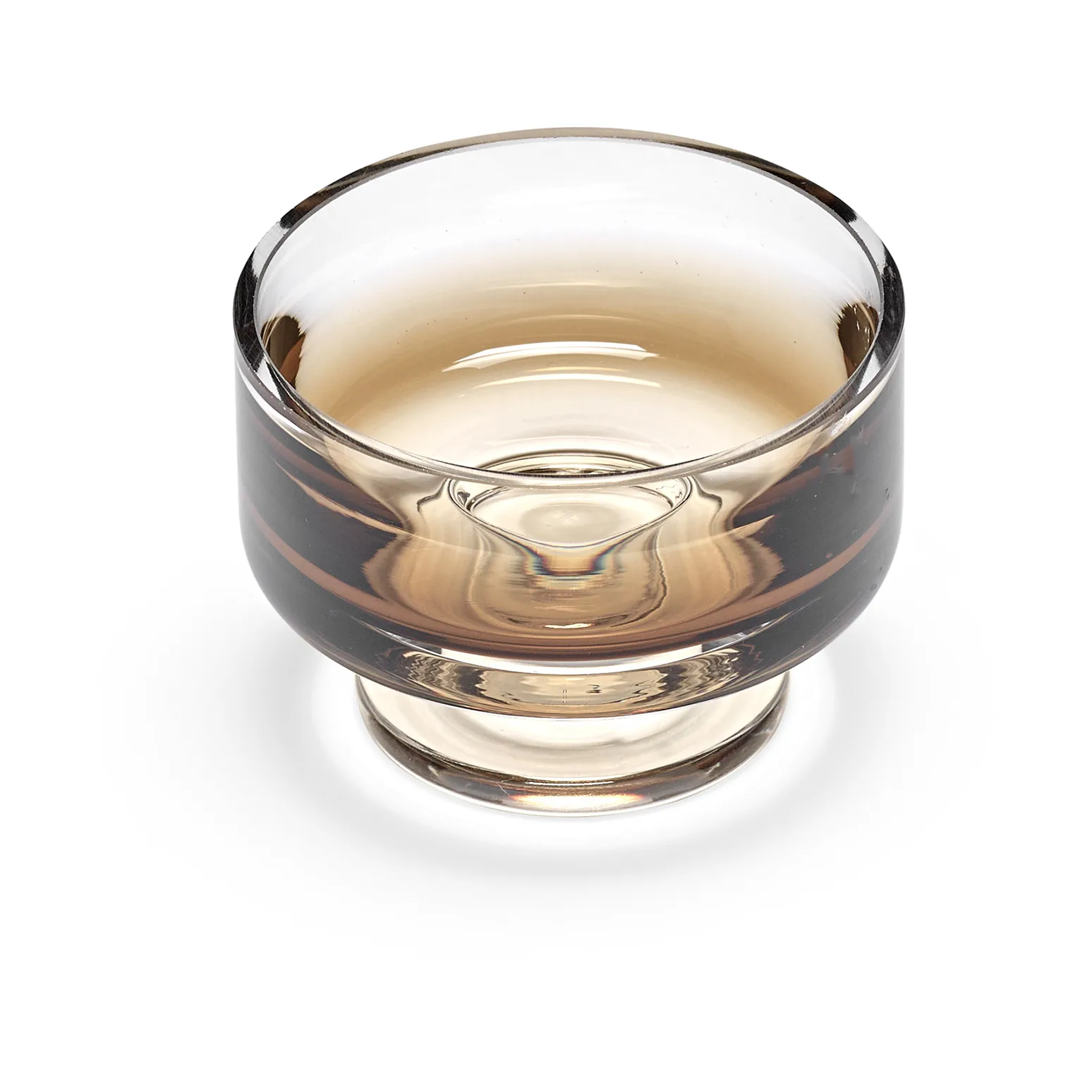 Miska niska Zuma na podstawie S Ø8,5 cm, Amber Serax