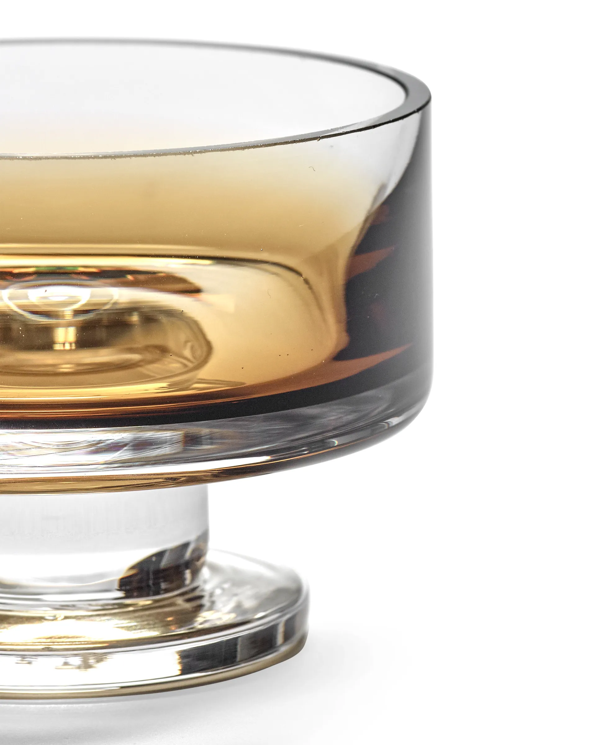 Miska niska Zuma na podstawie S Ø8,5 cm, Amber Serax