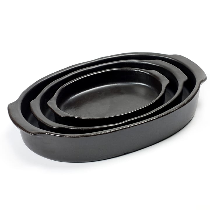 Naczynie do pieczenia owalne Pure S, Black Serax