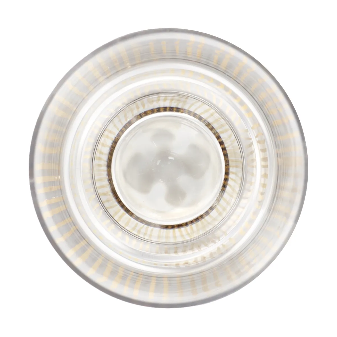Ottolenghi Feast szklanki do napojów 330 ml, 4‑pak, Stripes gold Serax