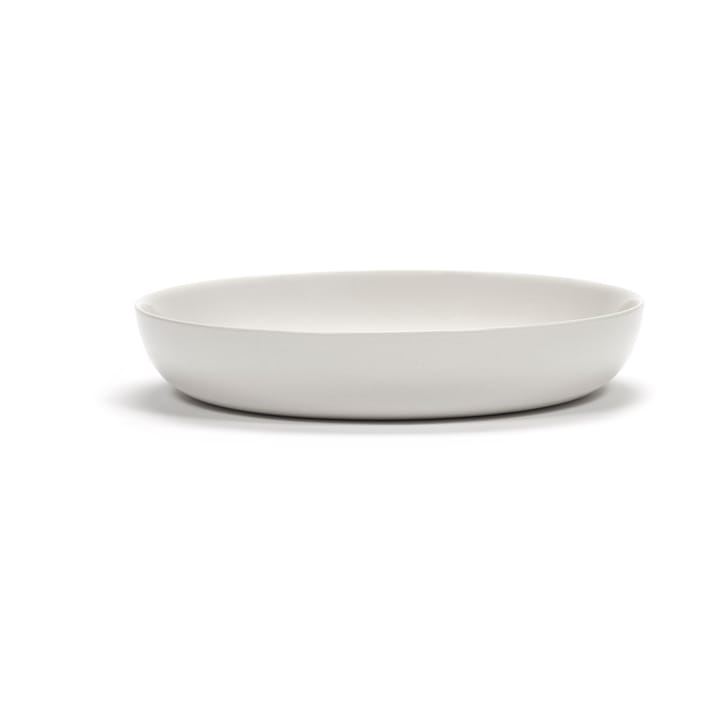 Ottolenghi Feast talerz głęboki Ø22 cm 2-pak, White stripes-red Serax