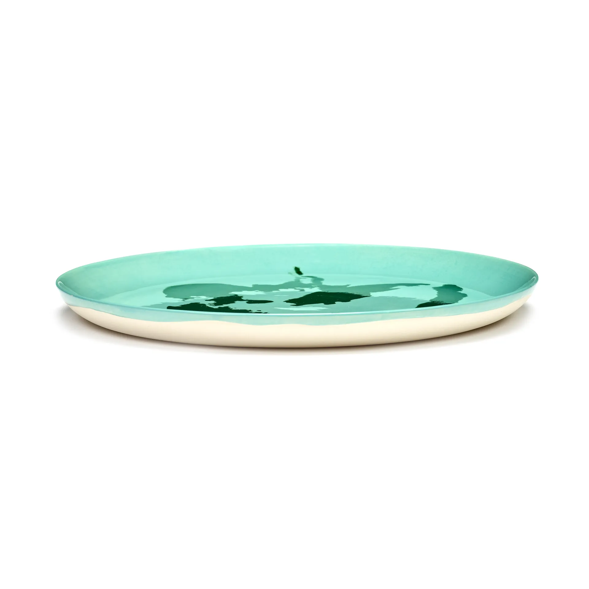 Ottolenghi Feast talerz L Ø26,5 cm 2-pak, Azure-pepper green Serax