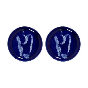 Ottolenghi Feast talerz S Ø19 cm 2-pak - Dark blue-pepper white - Serax